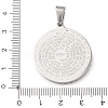 304 Stainless Steel Pendants STAS-O120-04P-01-3