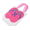 Summer Beach Theme Printed Flip Flops Non-Woven Reusable Folding Gift Bags with Handle LS-ABAG-F009-E03-2