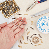 270Pcs 8 Style Brass Fishing Rolling Bearing Connector FIND-FH0002-80-3
