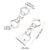 10Pcs Tibetan Style Alloy Links/Connectors TIBE-YW0001-91-3