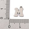 Non-Tarnish 201 Stainless Steel Charms STAS-U016-01P-M-3