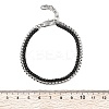 304 Stainless Steel Box Chain Multi-strand Bracelets for Men Women BJEW-Q038-03-5