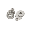304 Stainless Steel Pendants STAS-L080-002P-06-2