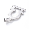 Non-Tarnish 304 Stainless Steel Pendants STAS-L210-06A-P-2