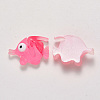 Translucent Frosted Resin Cabochons CRES-N022-13-2