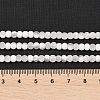 Frosted Crackle Glass Beads Strands GLAA-U001-4mm-M07-4
