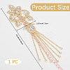 Welded Water Brass and Iron Applique DIY-WH20048-025A-2