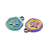 Ion Plating(IP) 304 Stainless Steel Pendants STAS-B032-36MC-3
