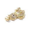 Brass Micro Pave Cubic Zirconia Pendants KK-M240-16F-4