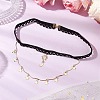 Brass Sun Moon Star Tassel Thigh Leg Chains AJEW-AN00637-01-1
