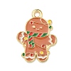 Christmas Theme Alloy Enamel Pendants ENAM-I060-01E-1