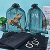30pcs Large Organza Pouches Portable Shoes Bag Travel Storage Drawstring Bags OP-SP0001-03B-02-4