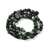 Natural Ruby in Zoisite Beads Strands G-P497-01C-50-3