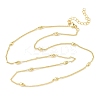 1.5MM Brass Twisted Curb Chain Necklaces for Women Men NJEW-F350-04G-4