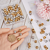 100Pcs 2 Colors Tibetan Style European Beads TIBEB-SP0001-01-3