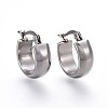 304 Stainless Steel Hoop Earrings EJEW-F188-23P-1