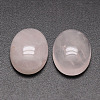 Oval Natural Rose Quartz Cabochons G-K020-25x18mm-07-1