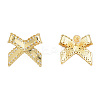 Cubic Zirconia Bowknot Stud Earrings EJEW-N011-64-1