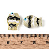 Transparent Glass and Enamel Beads Strands GLAA-T034-01B-4