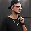 4Pcs 4 Style Rack Plating 304 Stainless Steel Twist Rope Chain Necklaces NJEW-GO0001-03D-7