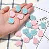 20Pcs 2 Colors Opaque Resin Glitter Imitation Food Pendants RESI-YW0001-63-4