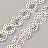 Metallic Yarn Flower Lace Ribbon OCOR-WH20005-83A-1