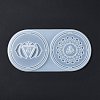 Meditation Yoga Pendants Cup Mat Silicone Molds LS-DIY-B056-02A-5
