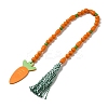 Wood Beaded Garland Hanging Ornament LS-HJEW-A007-01B-1