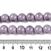 Opaque Solid Color Glass Beads Strands GLAA-T032-P10mm-15-2