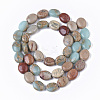 Natural Aqua Terra Jasper Beads Strands G-S366-015A-2