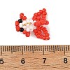MIYUKI Round Glass Seed Beads Glass Pendants PALLOY-MZ01451-01-3