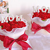Polyester Flower Bouquet Wrapping Mesh Paper ORIB-WH0002-05A-7