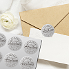34 Sheets Silver Foil Embossed PET Picture Sticker DIY-WH0528-015-6