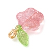 Transparent Glass Pendants PALLOY-JF03961-5