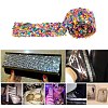 Resin Hotfix Rhinestone Beaded Trim DIY-WH0166-42-7