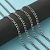 304 Stainless Steel Cuban Link Chains CHS-L015-12-4