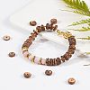 Natural Coconut Shell Rondelle Bead Strands COCB-OC0001-001B-6