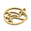 304 Stainless Steel Pendants STAS-Z043-01K-2