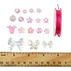 DIY Acrylic & ABS Plastic Imitation Pearl Beads Bracelets Jewelry Making Kits DIY-FS0006-24C-6