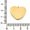 304 Stainless Steel Pendants STAS-M123-03I-PG02-3