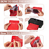10Pcs BOPP and Aluminized PET and PE Resealable Coffee Zipper Bags with Valve ABAG-TA0001-93A-4