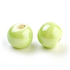 Glazed Porcelain Beads PORC-D001-8mm-21-2