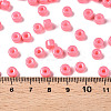 Opaque Baking Paint Glass Seed Beads SEED-T008-02H-5