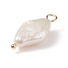 Natural Keshi Pearl Pendants X-PALLOY-JF01932-4