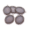 Tibetan Style Alloy Oval Pendant Cabochon Settings LS-X-TIBE-473-R-NR-2