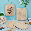 4Pcs Wooden Display Pedestals ODIS-FG0002-06A-4