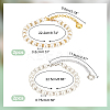 4Pcs 2 Colors Round Resin Imitation Pearl Anti-Loose High Heel Shoelaces AJEW-PH0011-56A-2