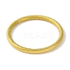 Ion Plating(IP) 304 Stainless Steel Bangles for Women BJEW-B104-31G-2