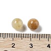 Heated Natural Citrine Sphere Beads G-P520-19-3