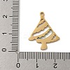 Christmas Theme 304 Stainless Steel Enamel Charms STAS-Z093-02A-3